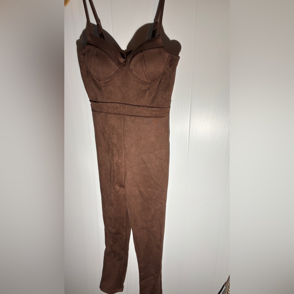 Haute Monde Chocolate Brown Jumpsuit